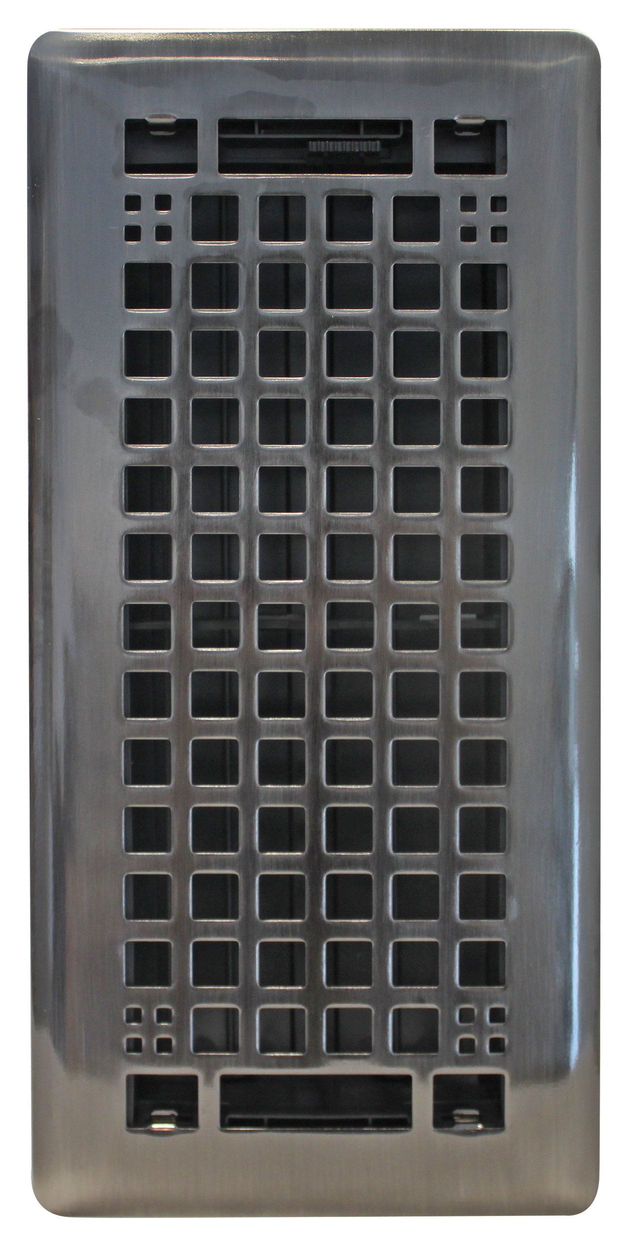 18190 - Floor Choice 4x10" Egg Crate - Antique Nickel single pack