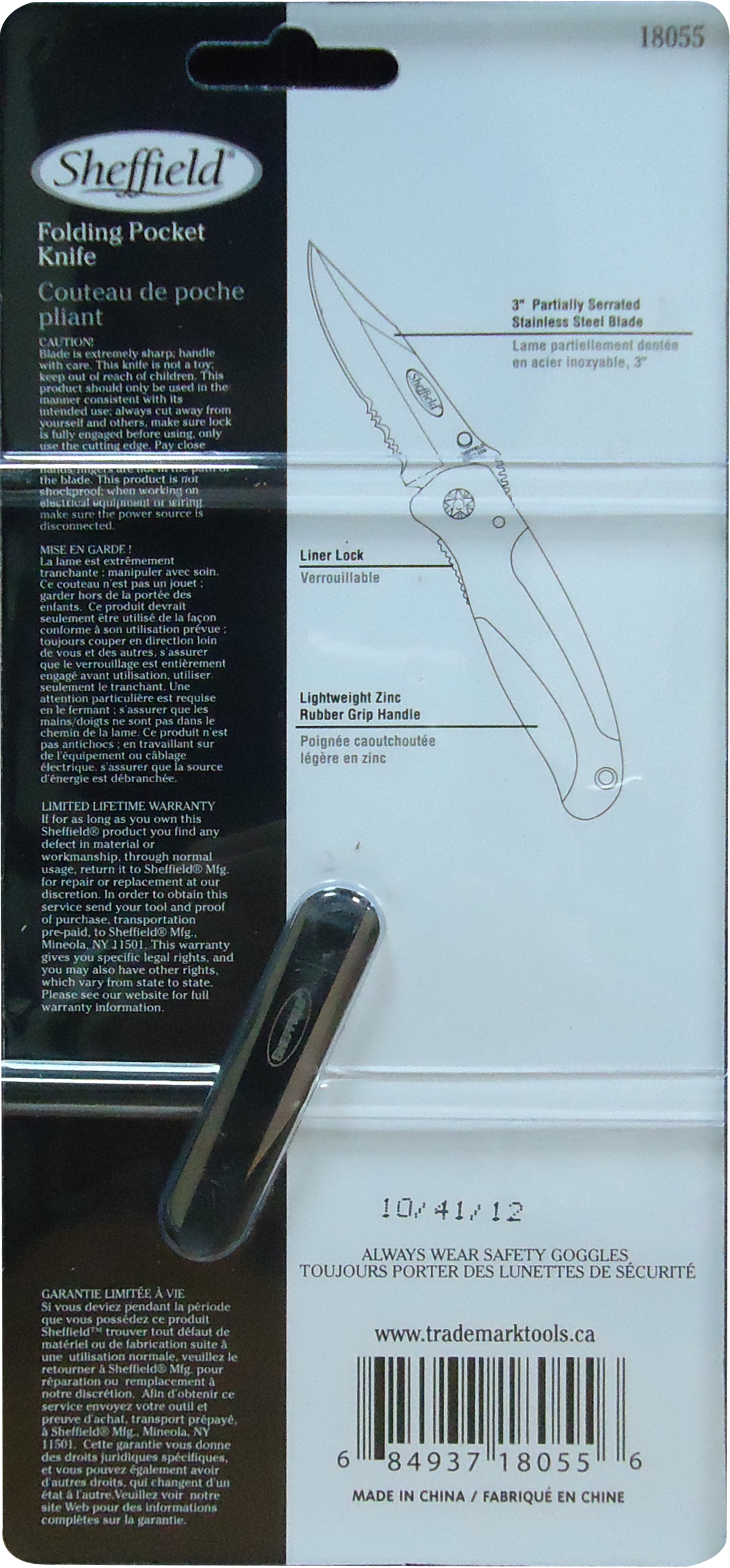 18055- Sheffield Superior Pocket Knife