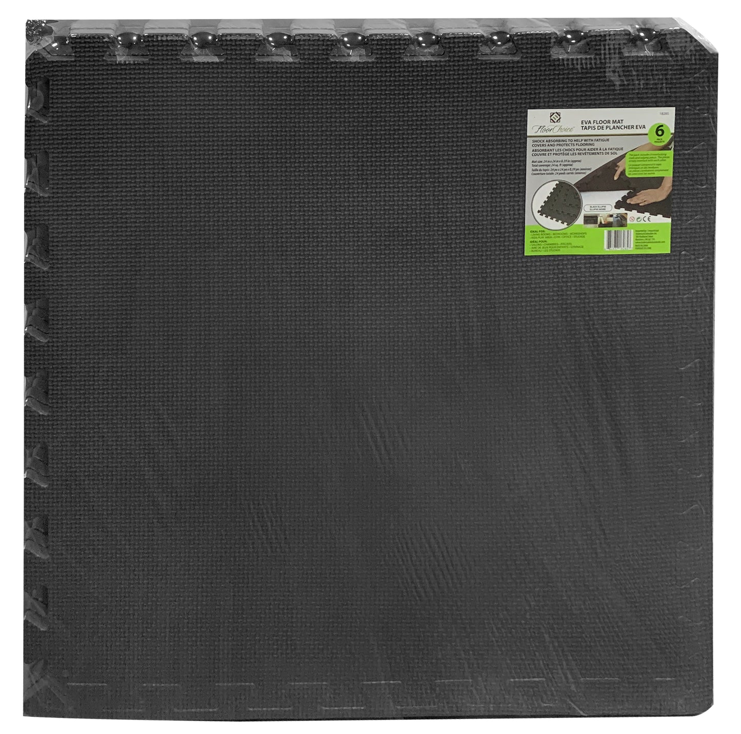 18285- Floor Choice Interlocking Mat (6pc In A Pack)