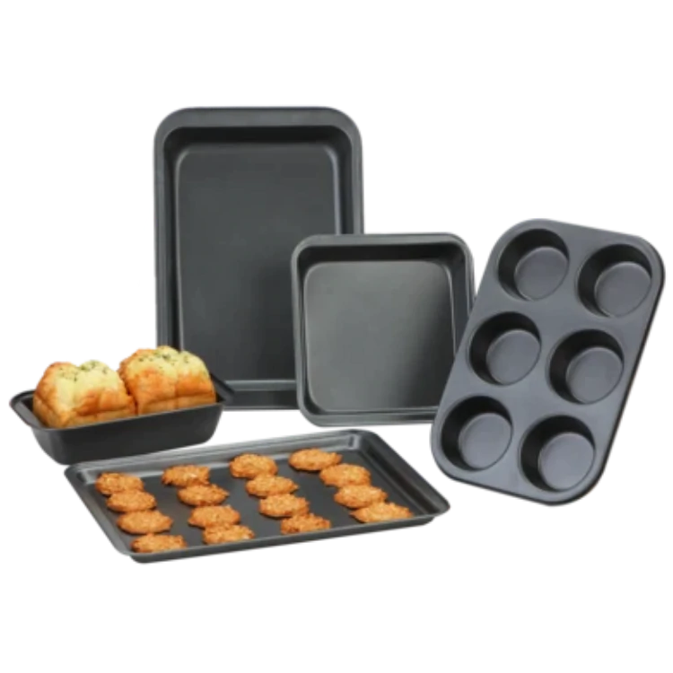 68154- Modern Homes 5 Piece Bakeware Set With Muffin Liners