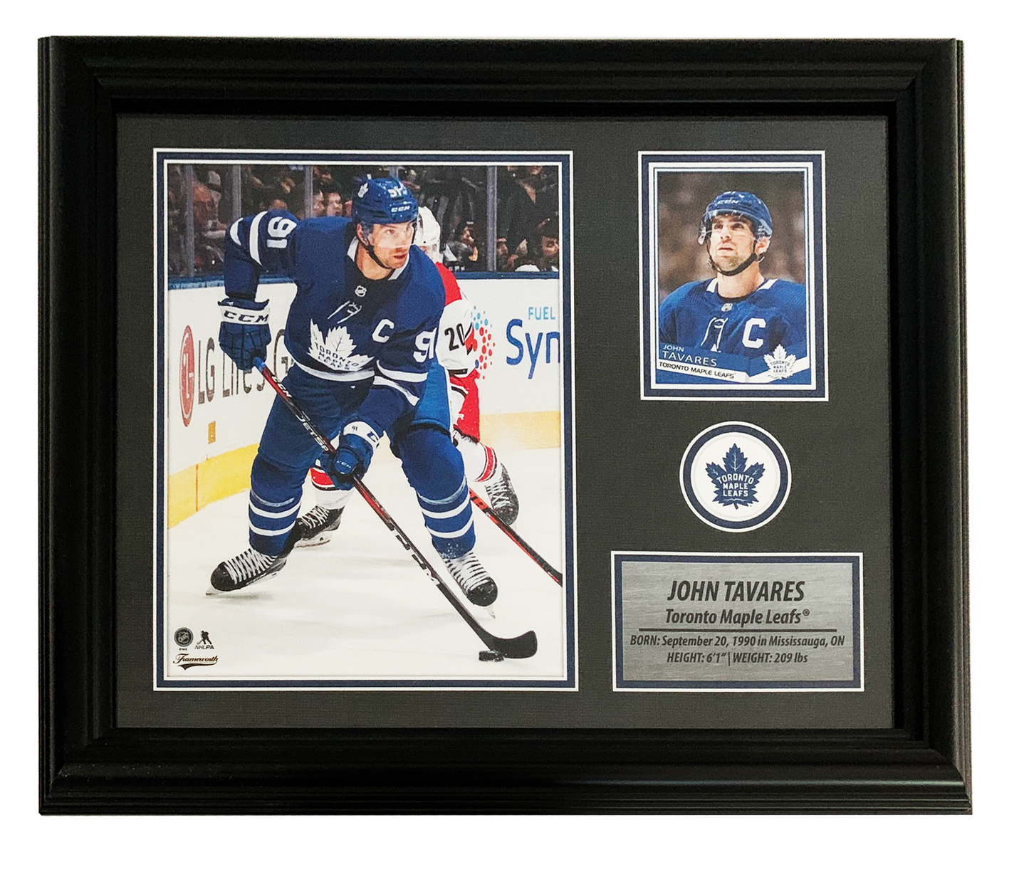 72-367- John Tavares PhotoCard Frame Leafs