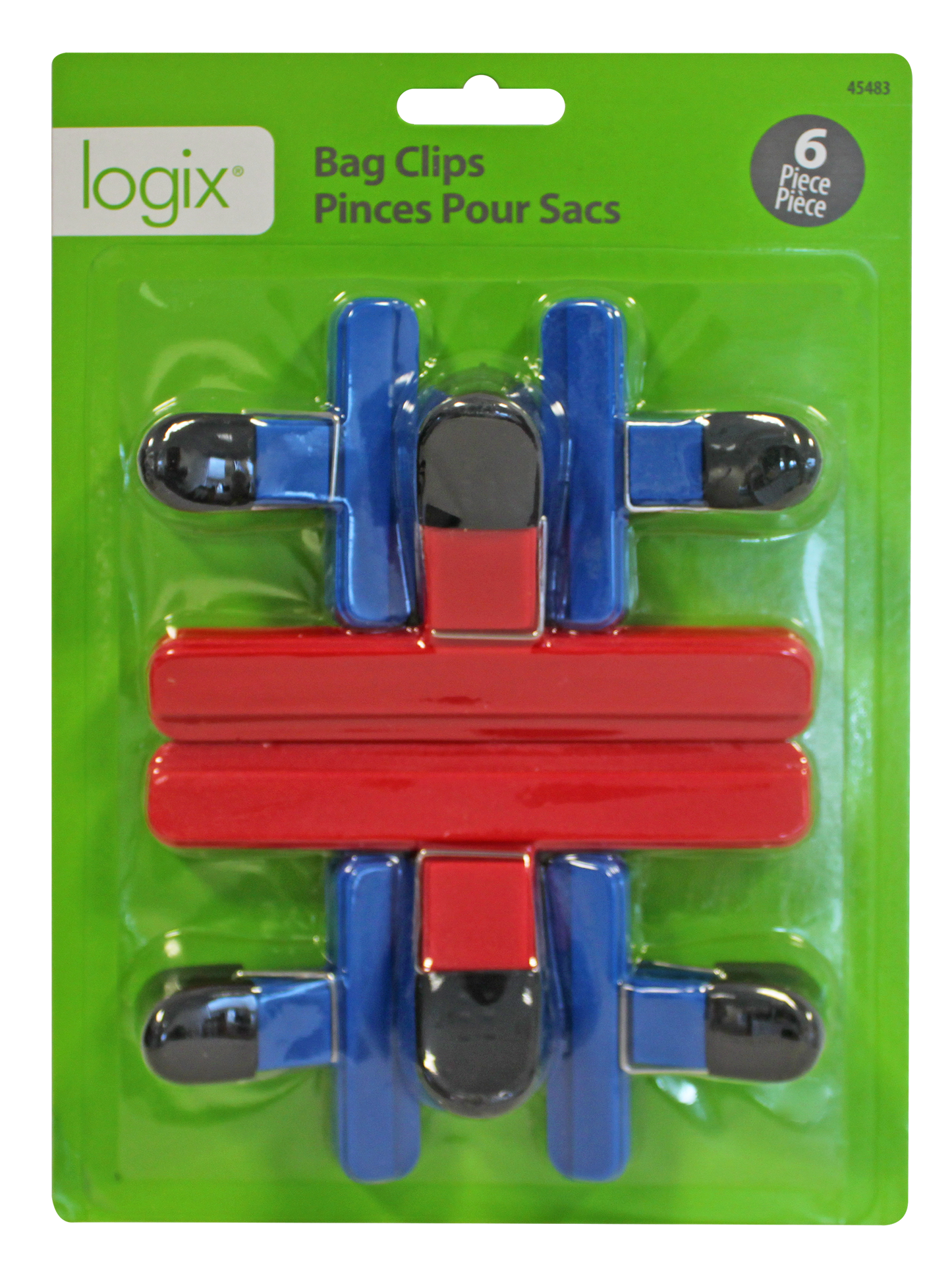 45483- 4 Pack Logix 6 PC Bag Clips