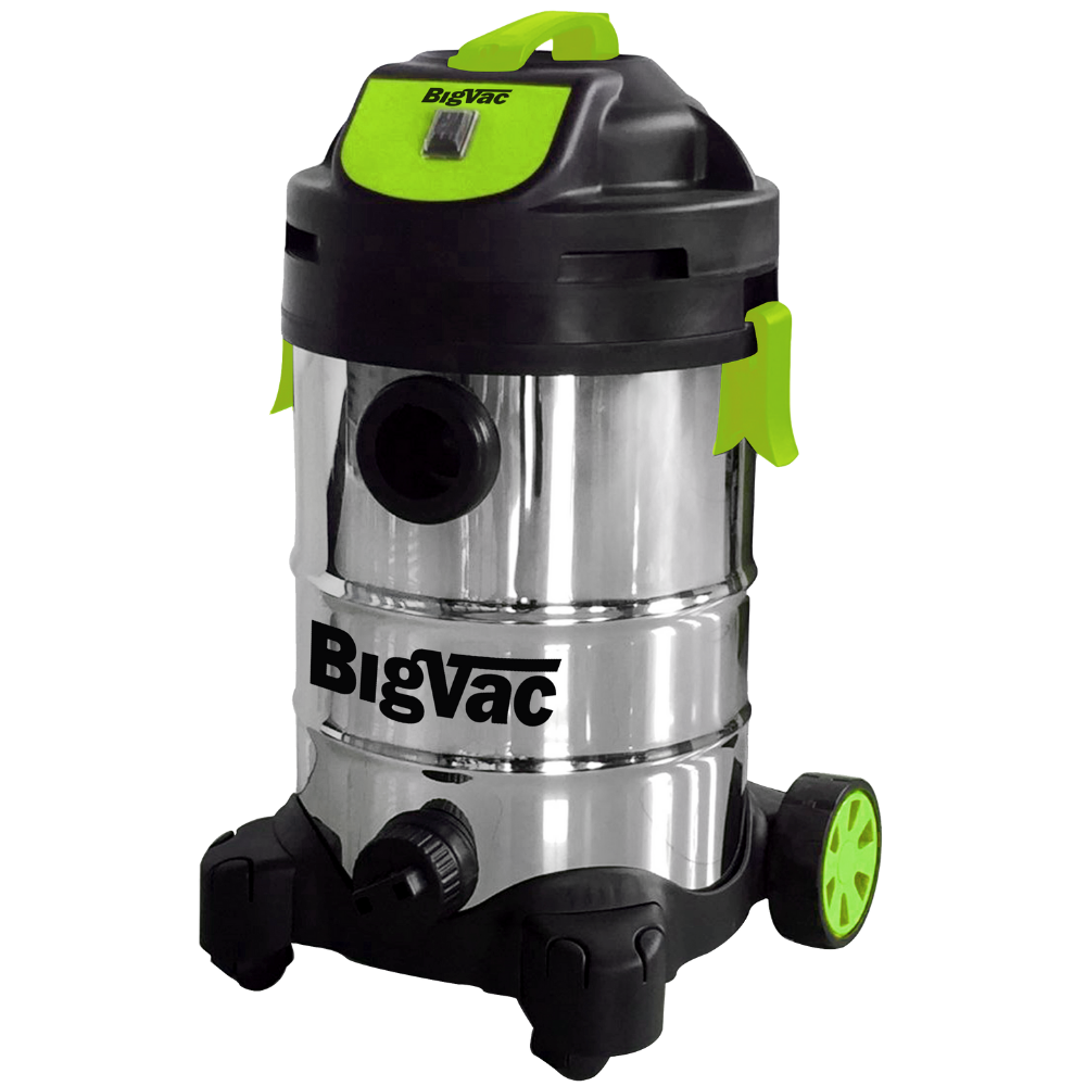 55035 - Big Vac 8 Gallon Stainless Steel Vacuum