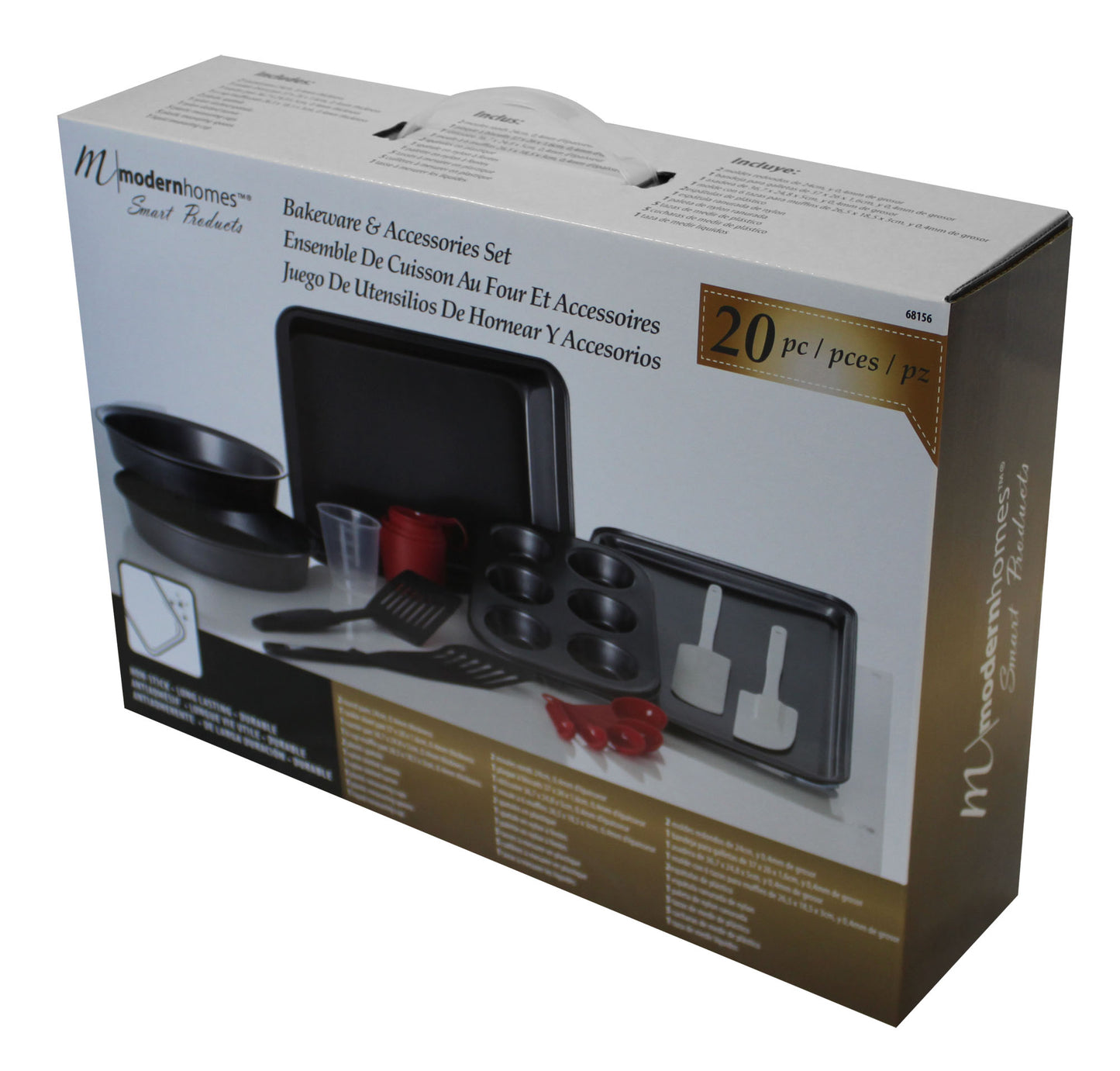 68156 - Modern Homes 20pc Bakeware Set