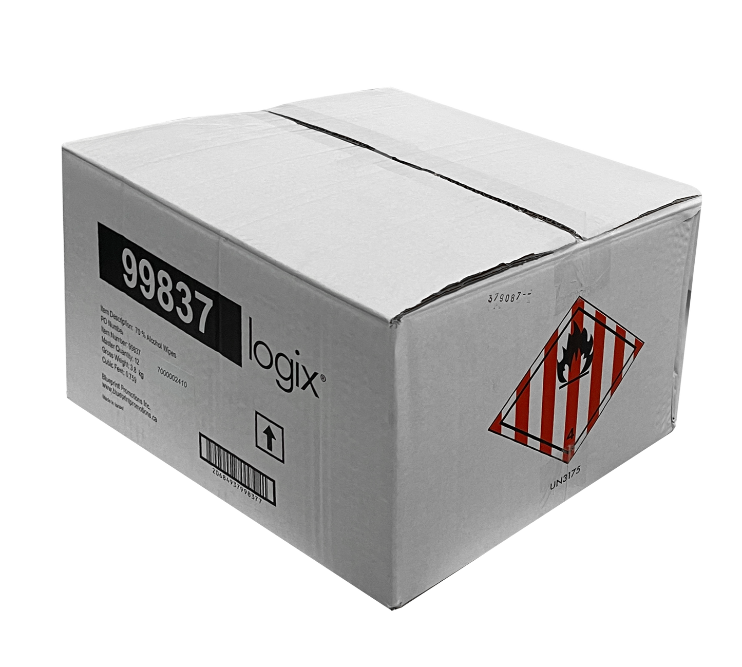 99837B - 12 Pack Logix Disinfectant Wipes