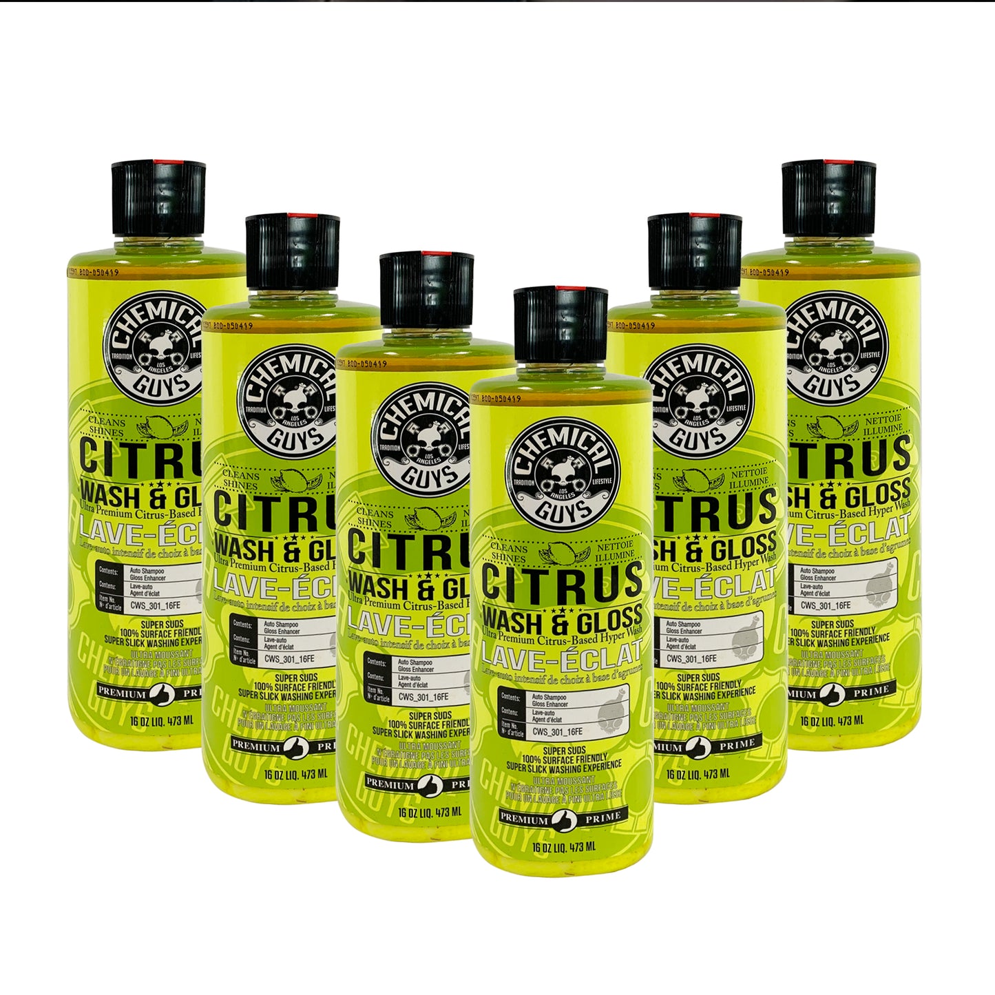 CWS30116- Citrus Wash & Gloss Concentrated Car Wash 16 Oz