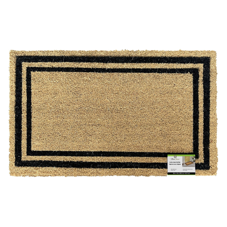 55434- Floor Choice 18”x30” Coir Mat In The Lines