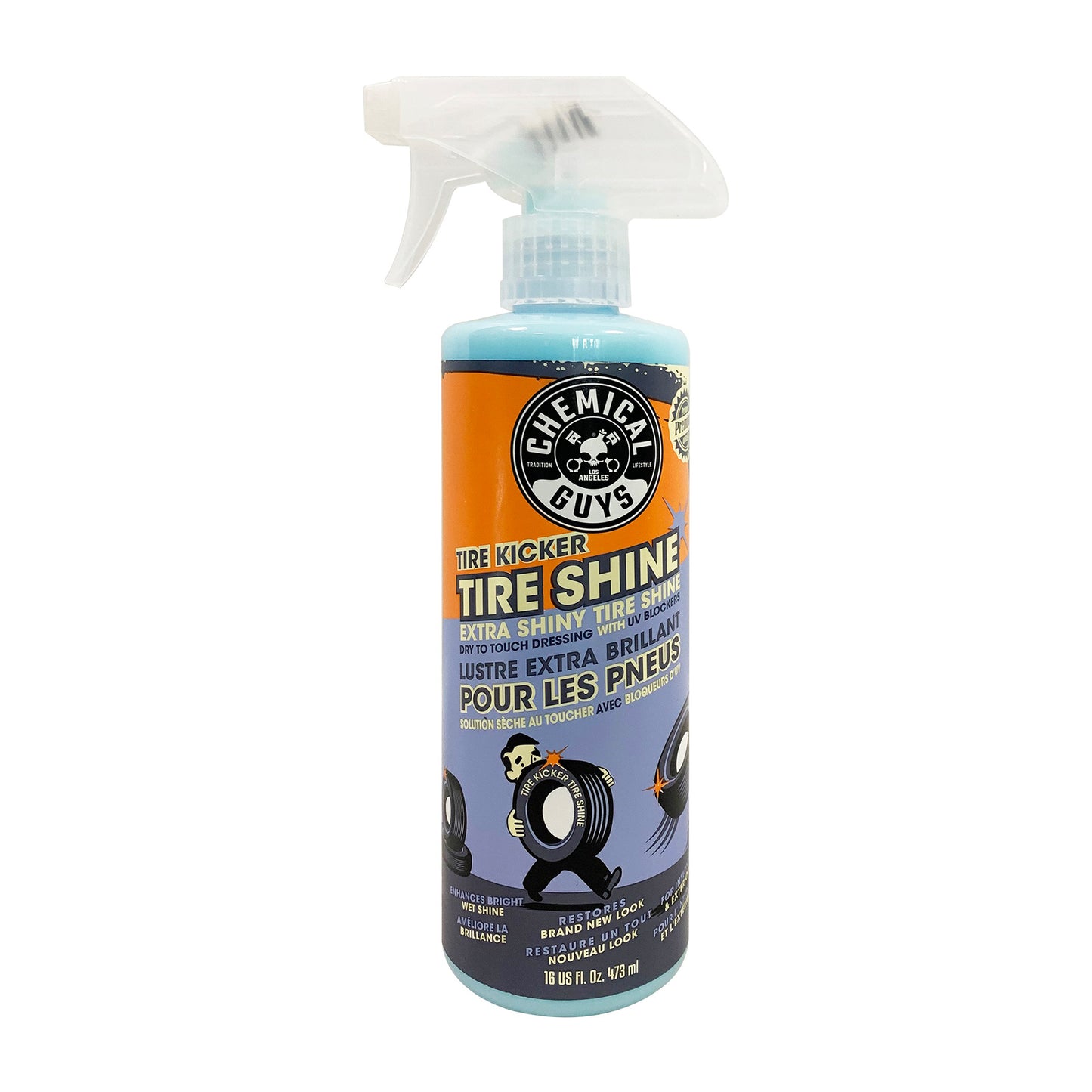 TVD11316- Chemical Guys Tire Kicker Extra Glossy Tire Shine 16 Oz