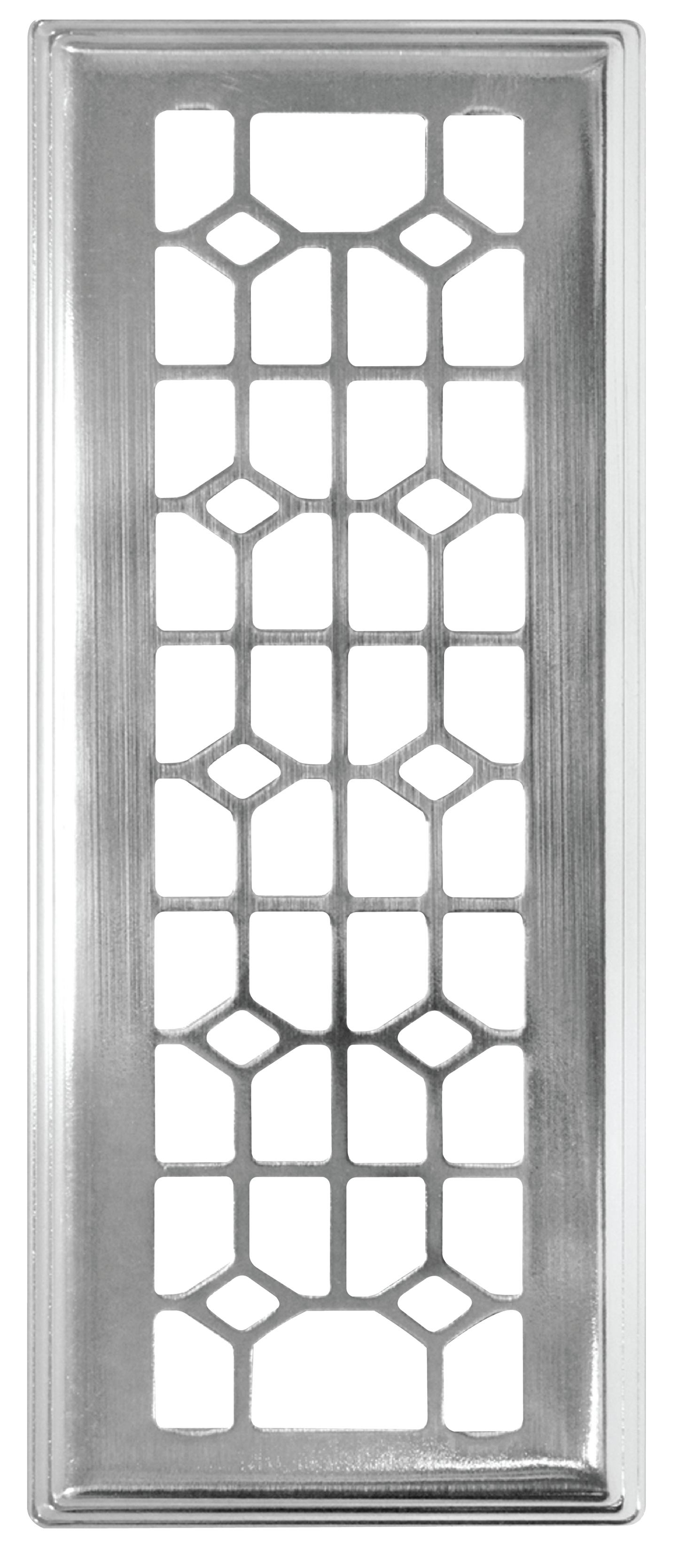 18130 - Floor Choice -3 X10 SINGLE PK DIAMOND DESIGN FLOOR REGISTER BEVEL EDGE