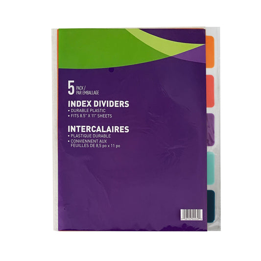 99558 -  Poly Index Dividers