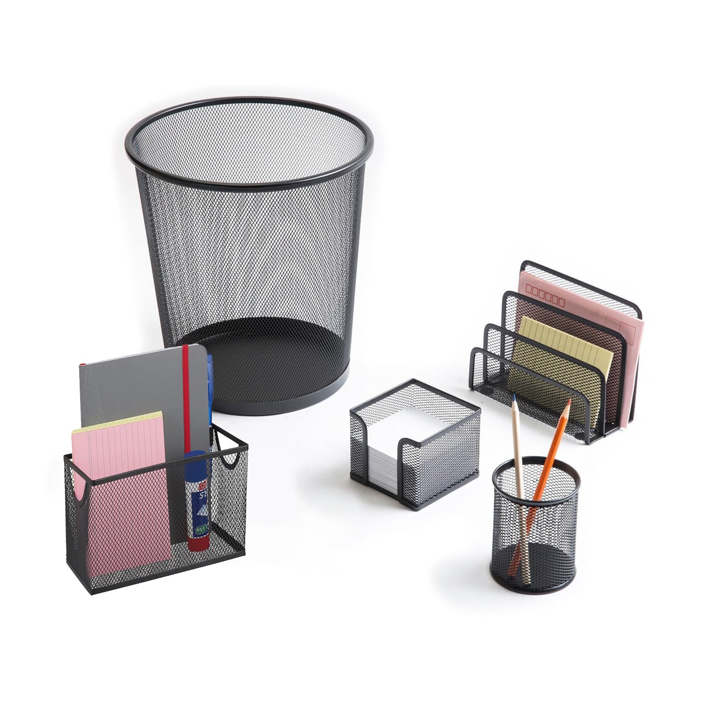 99588 -  Metal Mesh Office Stationery Set