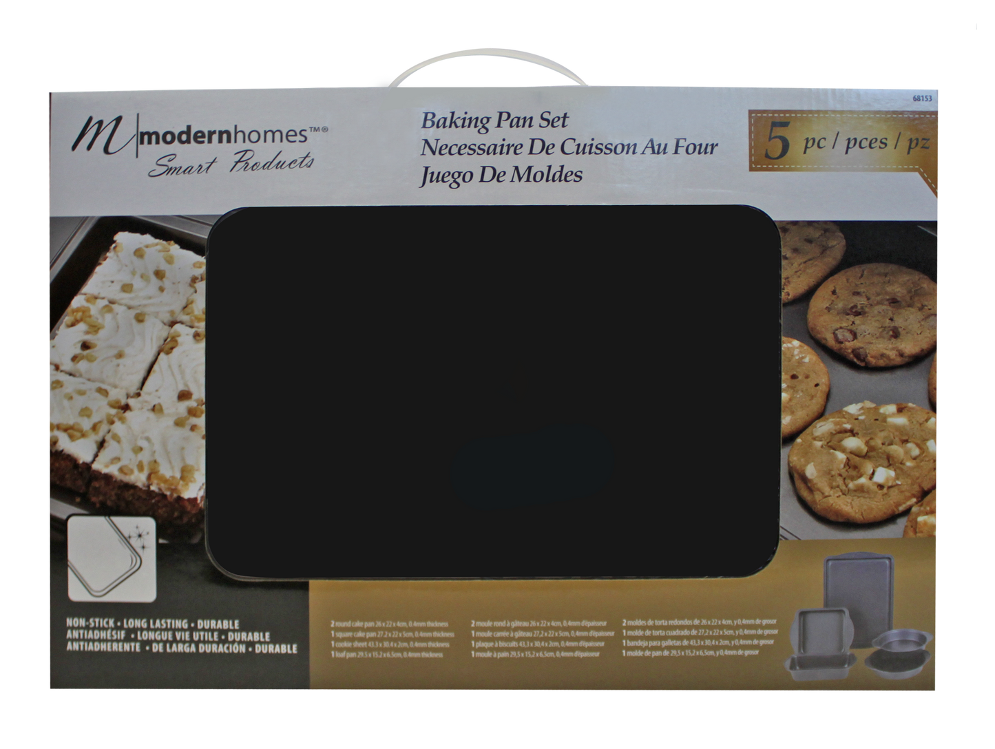 68153- Modern Homes 5 Piece Large Bakeware Set