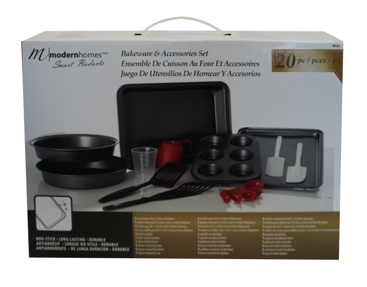 68156 - Modern Homes 20pc Bakeware Set