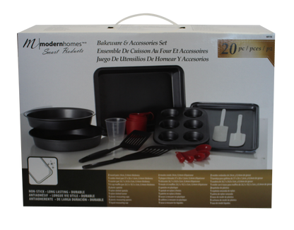 68156 - Modern Homes 20pc Bakeware Set
