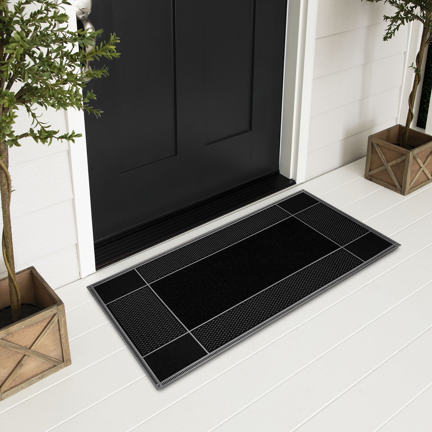 87730- Floor Choice 23”x46”  Runway Black Mat