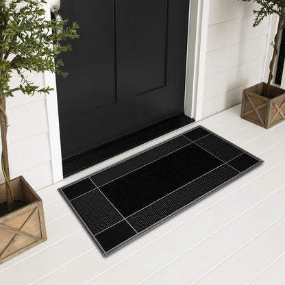 87730- Floor Choice 23”x46”  Runway Black Mat