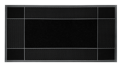 87730- Floor Choice 23”x46”  Runway Black Mat