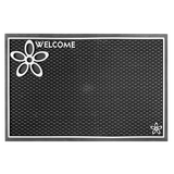 99706- Floor Choice 15”x23”  Dassi Welcome Silver Mat