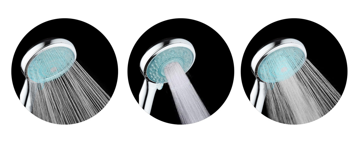 99813- Modern Homes 3 Function Led Hand Held Showerhead